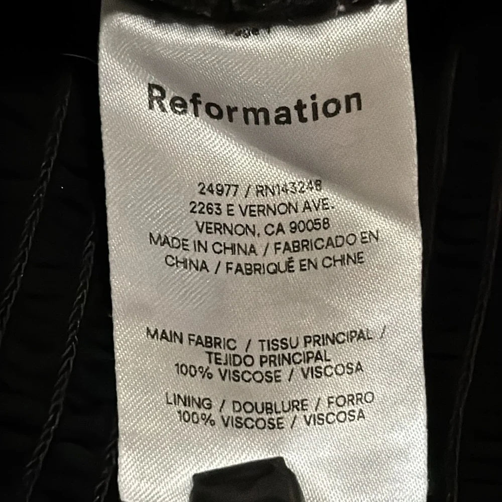 Reformation pinto top
